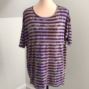 LULAROE HI LO SHORT SLEEVE TUNIC